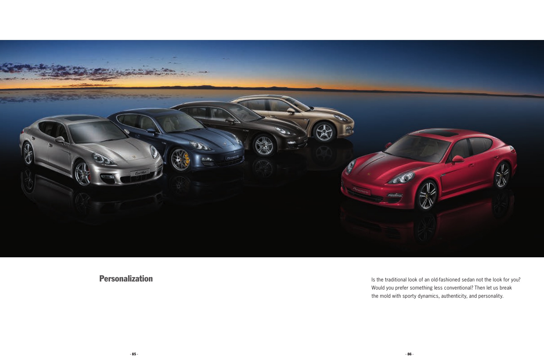 2012 Porsche Panamera Brochure Page 34
